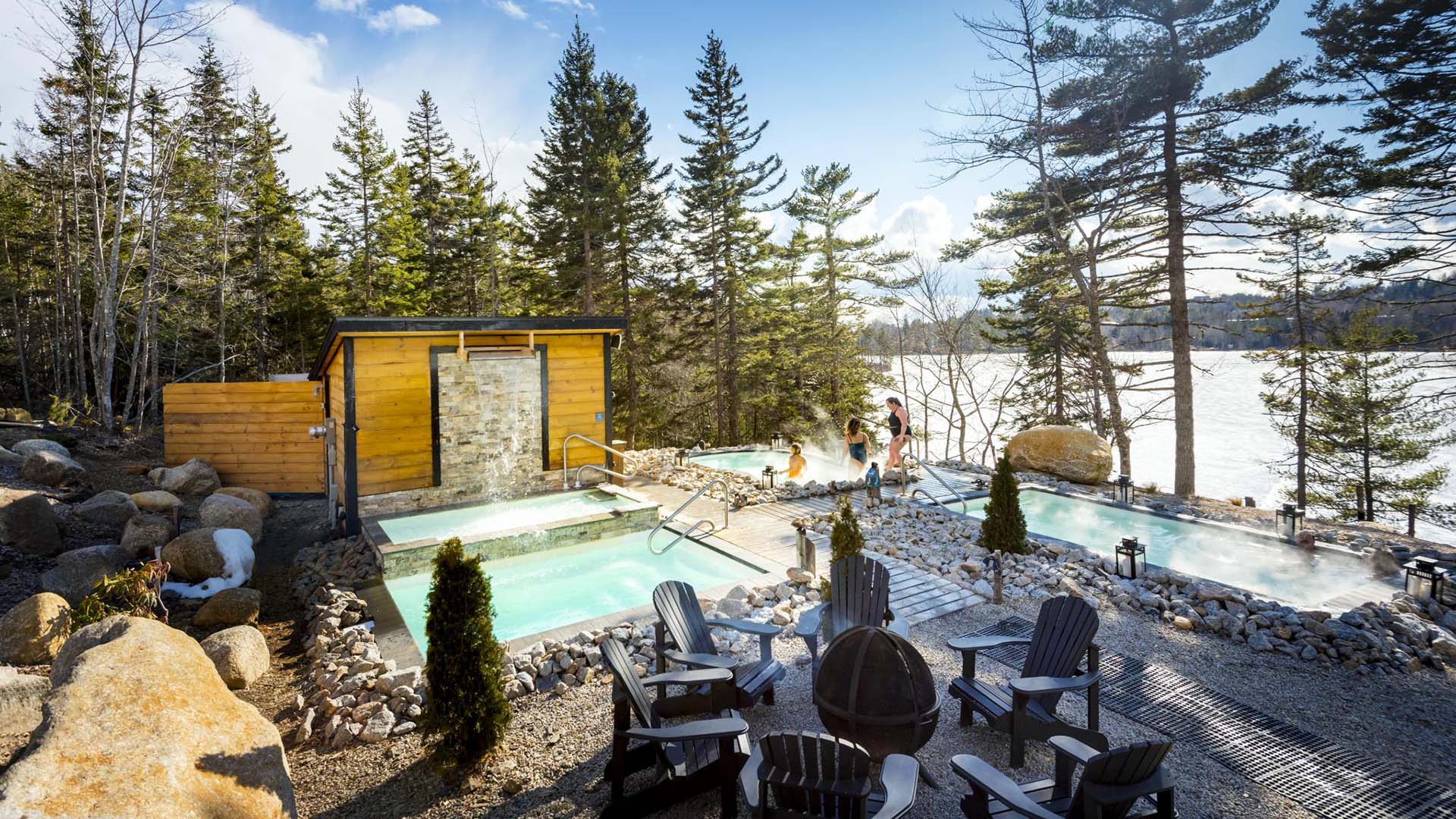 Nova Scotia Winter Getaways with an Outdoor Hot Tub